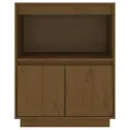 Buffet Marron miel 60x34x75 cm Bois massif de pin
