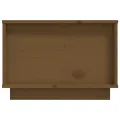 Table basse Marron miel 60x50x35 cm Bois massif de pin