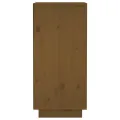 Buffets 2 pcs Marron miel 31,5x34x75 cm Bois massif de pin