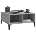 Table basse Sonoma gris 60x60x30 cm Aggloméré
