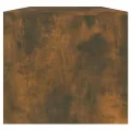 Table basse Chêne fumé 102x50x45 cm Bois d'ingénierie