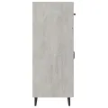 Buffet gris béton 69,5x34x90 cm bois d'ingénierie