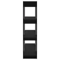 Bibliothèque/Séparateur de pièce Noir 100x30x123,5 cm