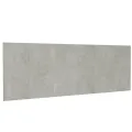 Tête de lit murale Gris béton 240x1,5x80 cm Bois d'ingénierie