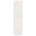 Bibliothèque/Séparateur de pièce Blanc 80x35x135 cm Pin massif