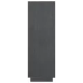 Bibliothèque/Séparateur de pièce Gris 80x35x103 cm Pin massif