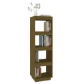 Bibliothèque/Séparateur de pièce Marron miel 40x35x135 cm Pin