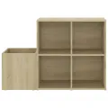 Armoire à chaussures Chêne Sonoma 105x35,5x70 cm Aggloméré
