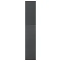 Bibliothèque/Séparateur de pièce Gris 40x30x167,5 cm Pin massif