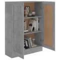 Bibliothèque Gris béton 82,5x30,5x115 cm Aggloméré