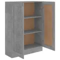 Bibliothèque Gris béton 82,5x30,5x115 cm Aggloméré