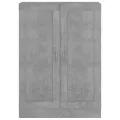 Bibliothèque Gris béton 82,5x30,5x115 cm Aggloméré