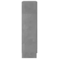Bibliothèque Gris béton 82,5x30,5x115 cm Aggloméré