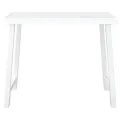 Table de camping blanc 79x56x64 cm PP aspect de bois
