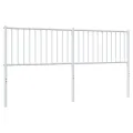 Tête de lit métal blanc 180 cm