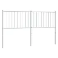 Tête de lit métal blanc 150 cm