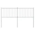 Tête de lit métal blanc 150 cm