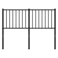 Tête de lit métal noir 120 cm