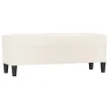 Banc Crème 100x35x41 cm Similicuir