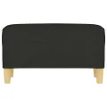 Banc Noir 70x35x41 cm Tissu