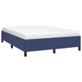 Cadre de lit Bleu 140 x 200 cm Tissu