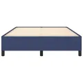 Cadre de lit Bleu 140 x 200 cm Tissu