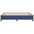 Cadre de lit Bleu 140 x 200 cm Tissu