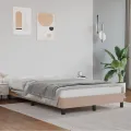 Cadre de lit Cappuccino 120x200 cm Similicuir