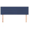 Têtes de lit 2 pcs Bleu 72x5x78/88 cm Tissu