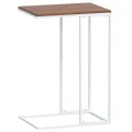 Table d'appoint Blanc 40x30x59 cm Bois d'ingénierie