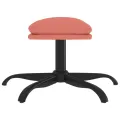 Repose-pied Rose 60x60x36 cm Velours
