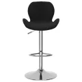 Tabourets de bar lot de 2 noir velours