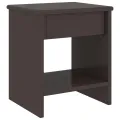 Table de chevet Marron foncé 35x30x40 cm Bois de pin massif