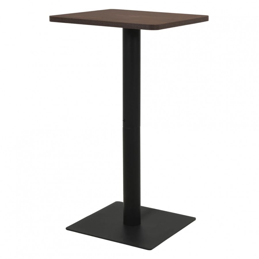 Table de bistro Cendre foncé 50x50x107 cm