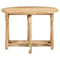 Table de salle à manger Rond 110x76 cm Bois de manguier massif