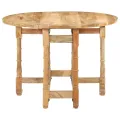 Table de salle à manger Rond 110x76 cm Bois de manguier massif