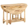 Table de salle à manger Rond 110x76 cm Bois de manguier massif