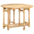 Table de salle à manger Rond 110x76 cm Bois de manguier massif