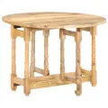 Table de salle à manger Rond 110x76 cm Bois de manguier massif