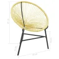 Chaise de jardin Acapulco Résine tressée Beige