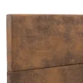 Cadre de lit Marron Similicuir daim 120 x 200 cm