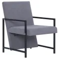 Fauteuil Gris clair Tissu