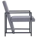 Fauteuil Gris clair Tissu