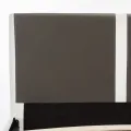 Cadre de lit Gris et blanc Similicuir 180 x 200 cm