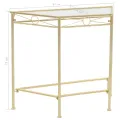Table d'appoint Style vintage Métal 87 x 34 x 73 cm Doré