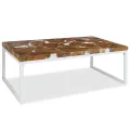 Table basse Teck Résine 110 x 60 x 40 cm