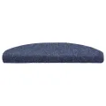 Tapis autoadhésifs de marches 5 pcs Bleu 65x21x4 cm Aiguilleté