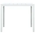 Table basse Blanc 78x78x74 cm PEHD Aspect de bois