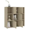 Bibliothèque Chêne sonoma 90x30x90 cm Aggloméré