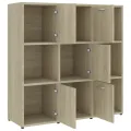 Bibliothèque Chêne sonoma 90x30x90 cm Aggloméré